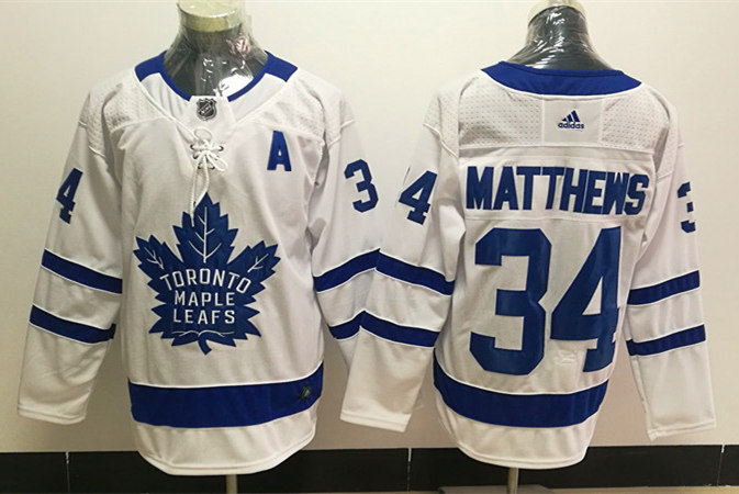 Womens Toronto Maple Leafs #34 Auston Matthews adidas Away White Player Jersey Womens Toronto Maple Leafs #34 Auston Matthews adidas Away White Player Jersey